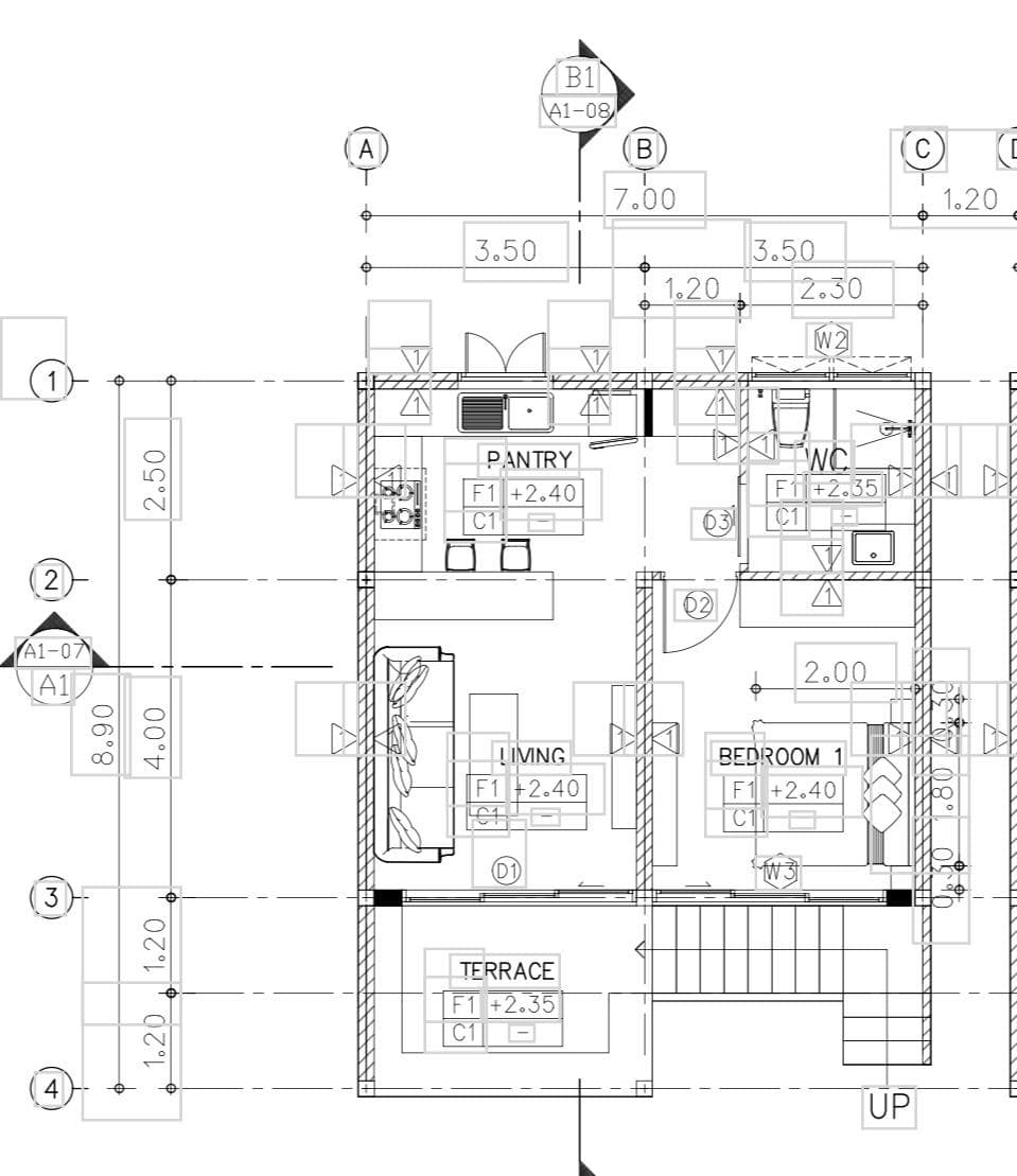Floor plan — Nám · Water